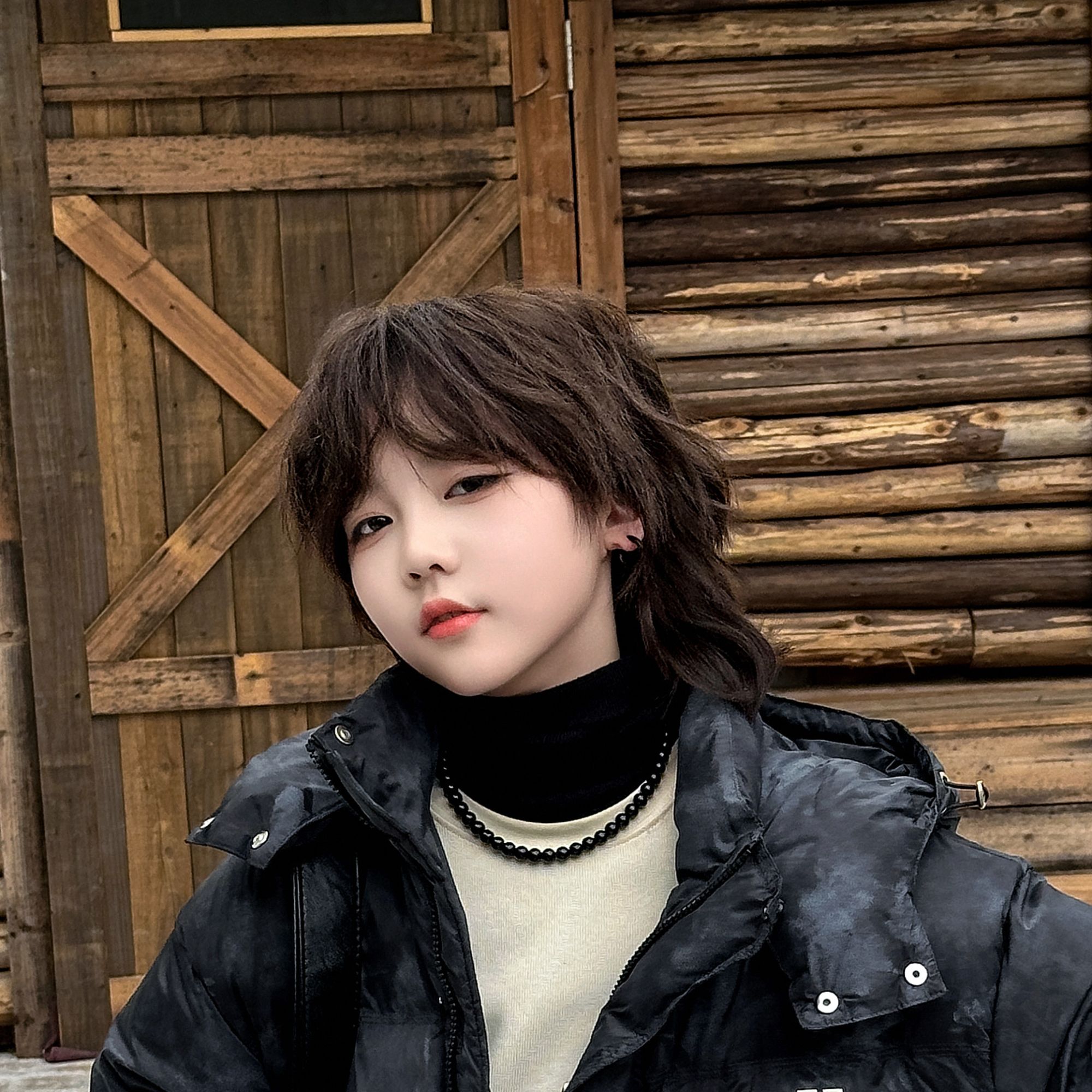 力2025【X】1月8日 男童女童时尚黑色连帽羽绒服8051-