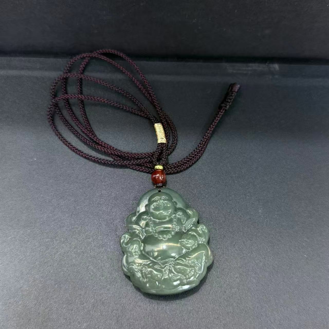 和田玉且末蓝佛公套绳*（多样性发一件）