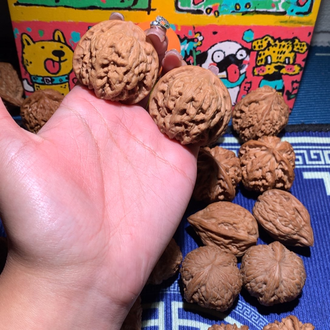 吊坠文玩核桃42野生蜡皮王202