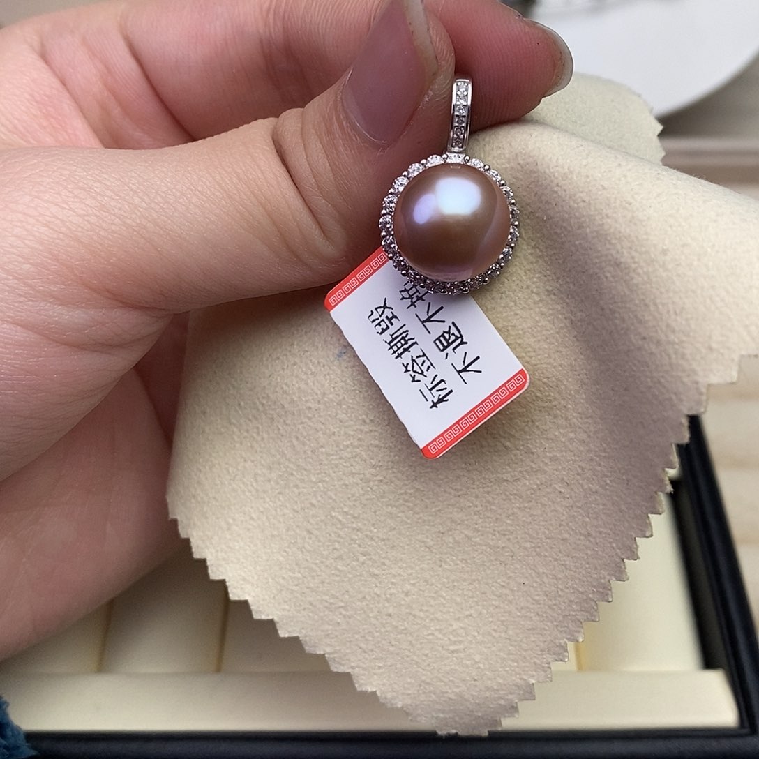 淡水珍珠颈饰银S925镶嵌