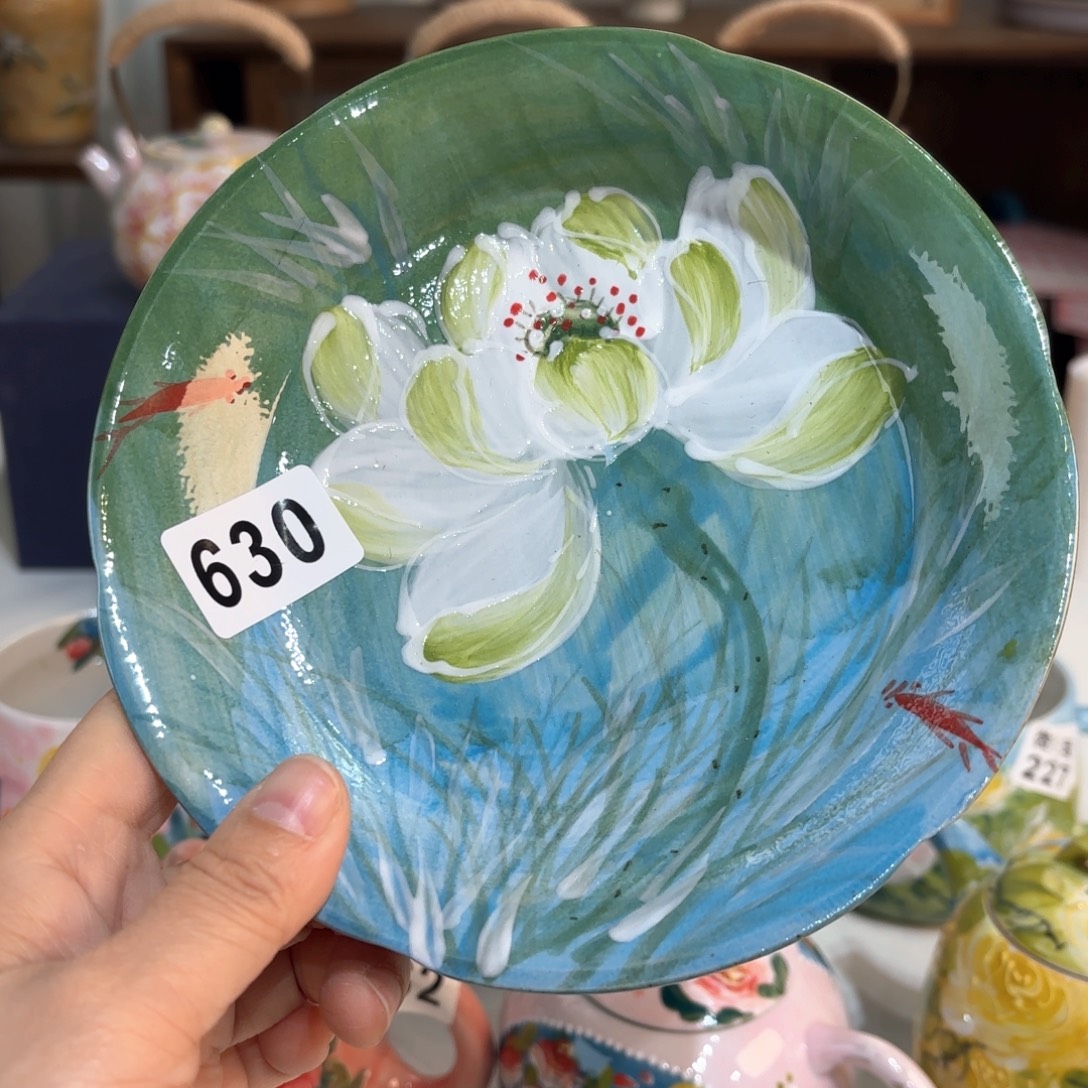 景德镇手绘高温釉下彩陶瓷茶具