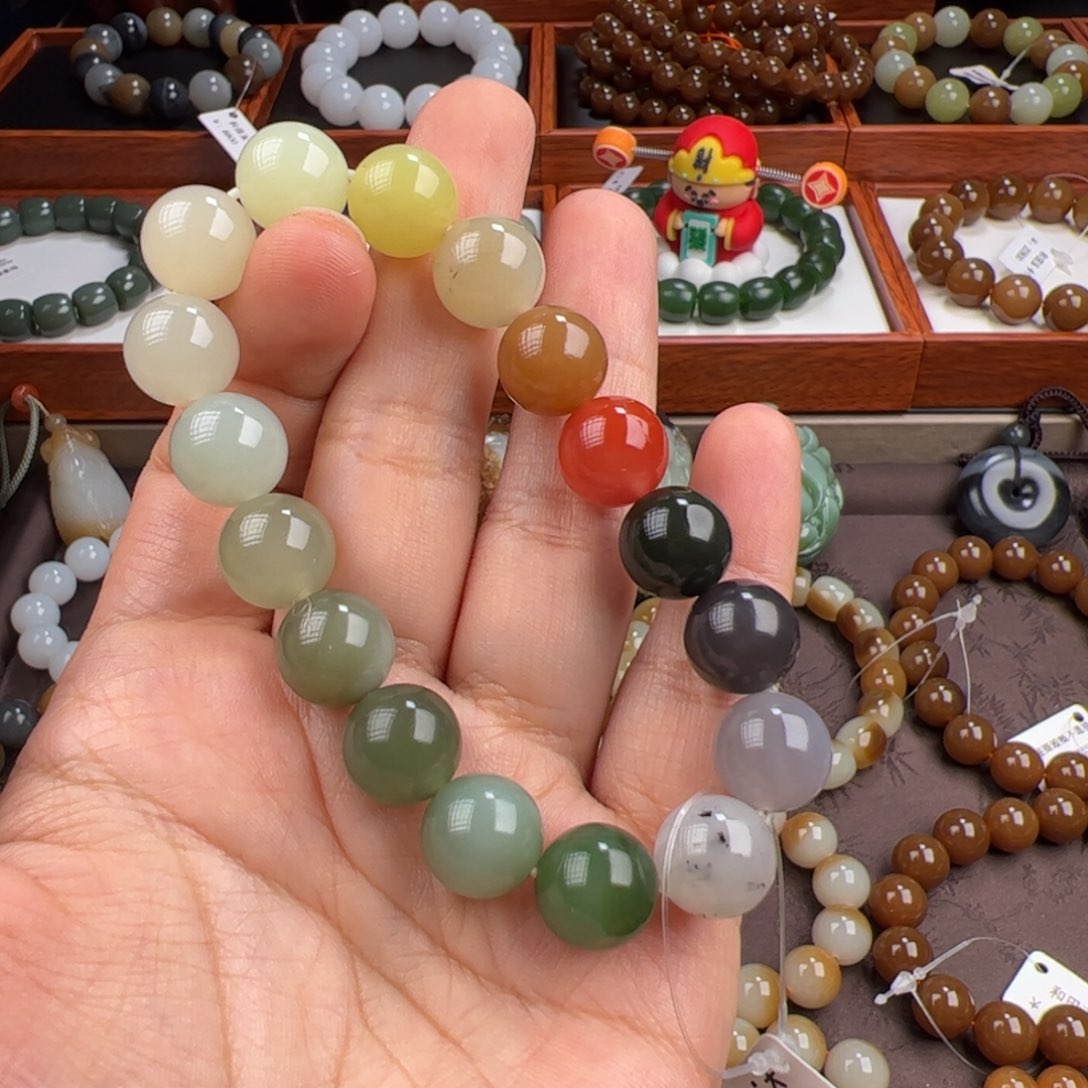 和田玉手链未镶嵌