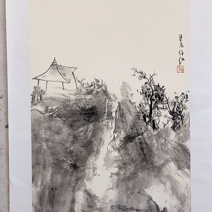 国画国画作品欣赏山水