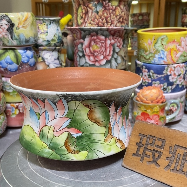 景德镇艺术手绘作品