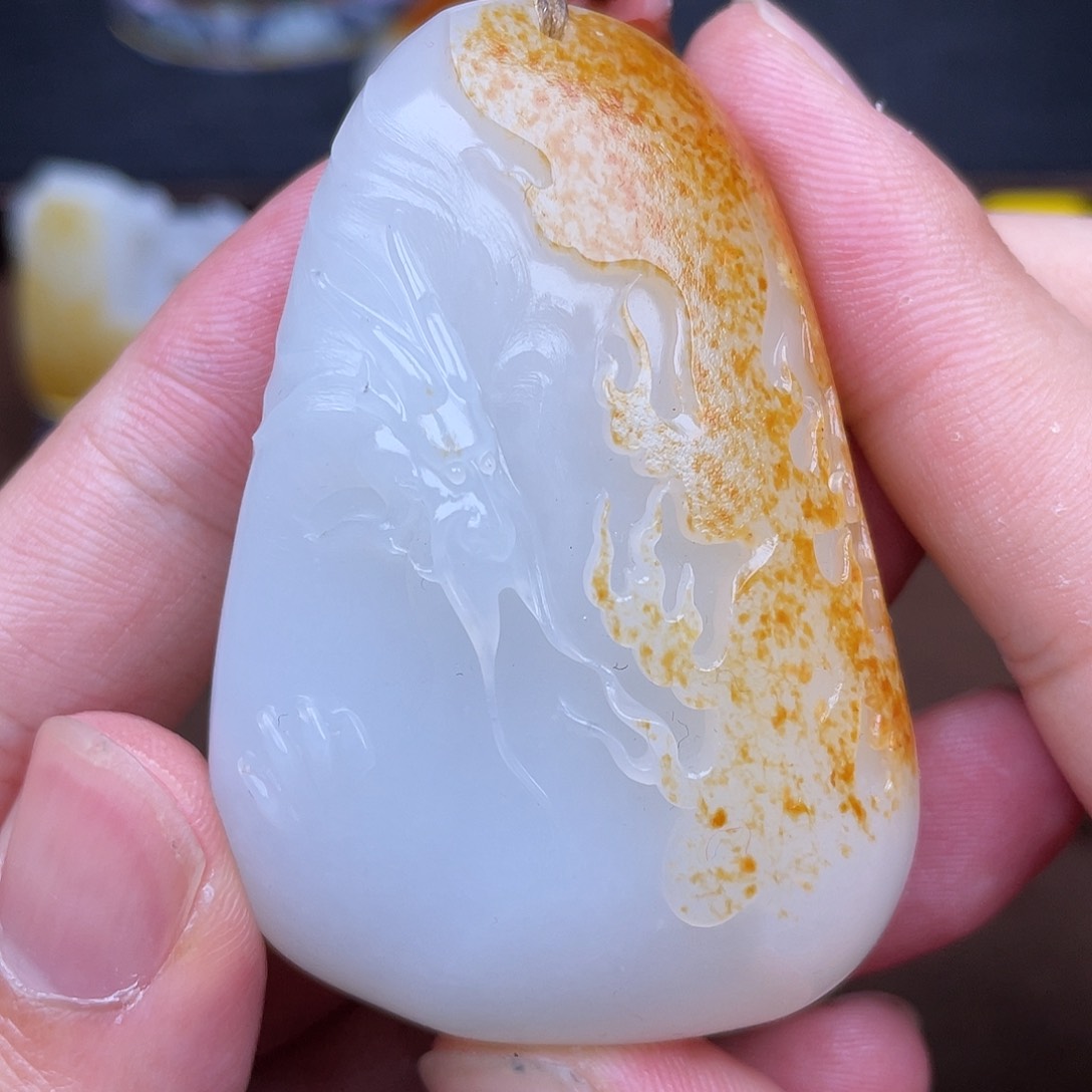 和田玉挂件未镶嵌