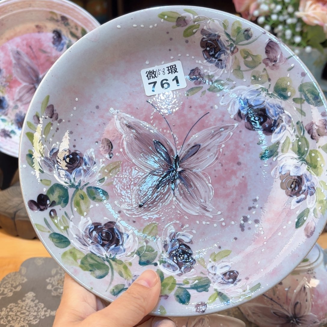 景德镇手绘高温釉下彩陶瓷茶具