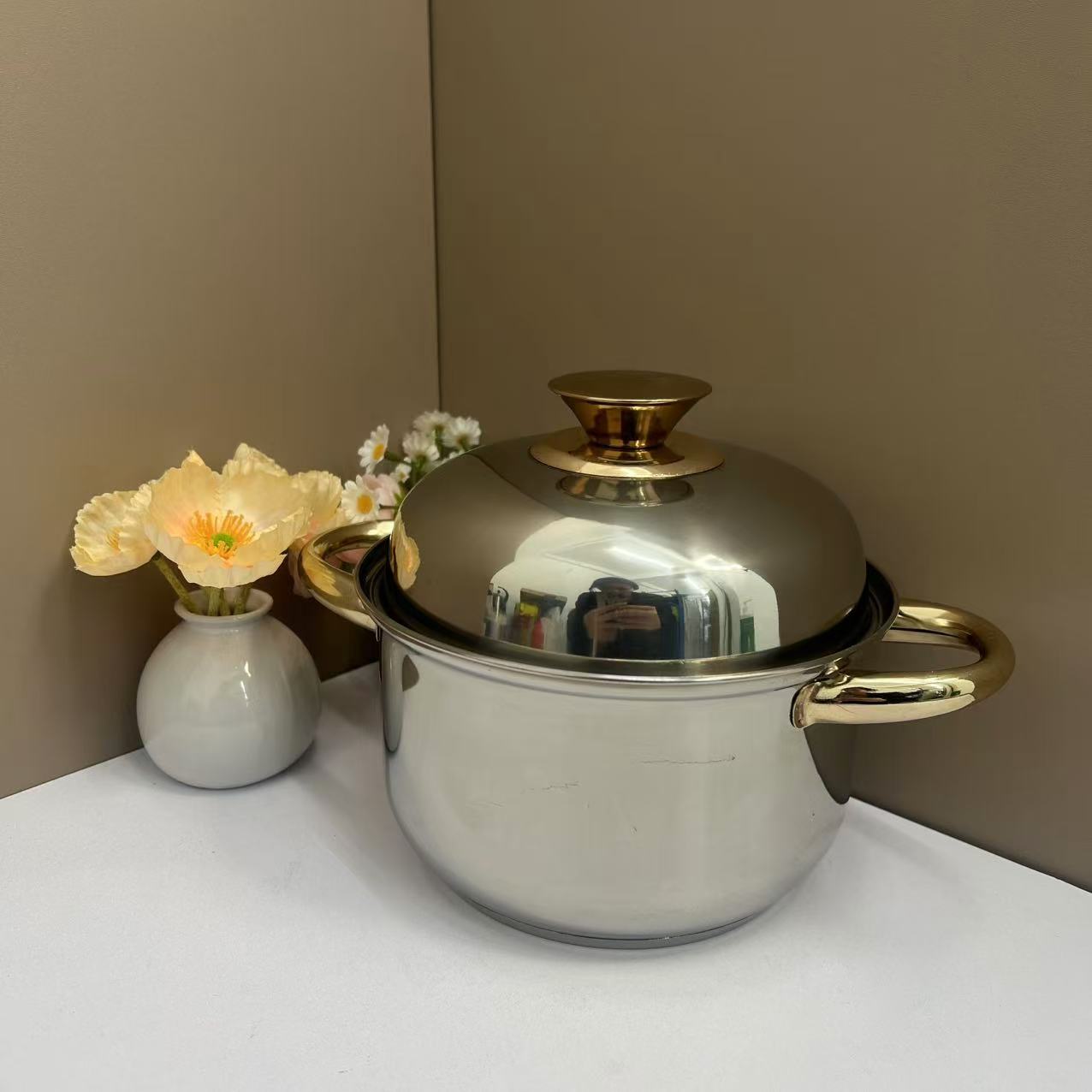 19厘米加深微压高汤锅野餐餐具【汤姆粉丝专属】2024新品上市网红创