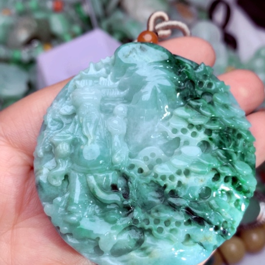 翡翠吊坠(不含链)未镶嵌