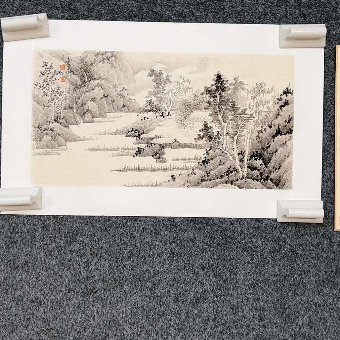 国画（g82302）山色 山水