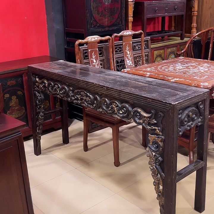 木（非红木类）条案2件