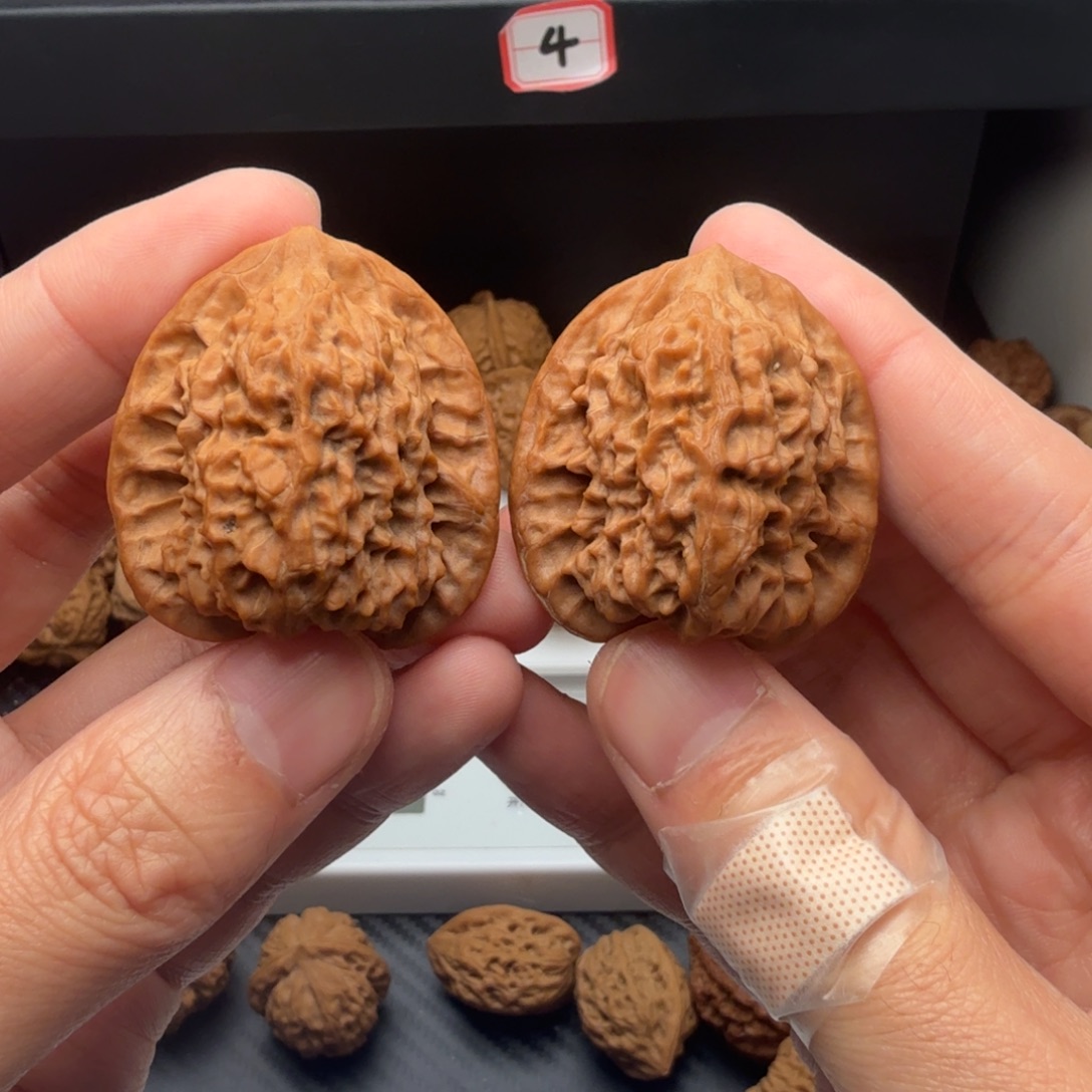 吊坠文玩核桃水晶皮公子帽边37