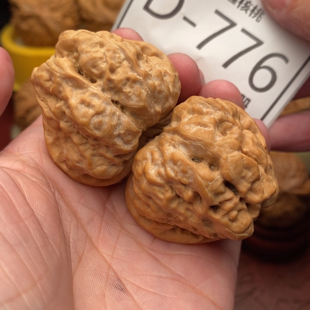 文玩核桃把件开背蛙40