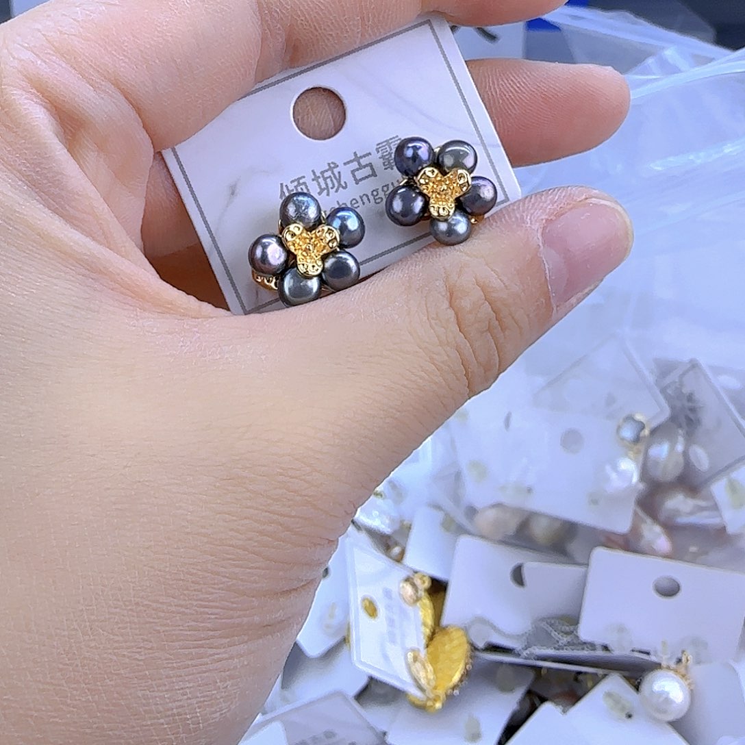 银S925镶嵌项链定制775淡水珍珠