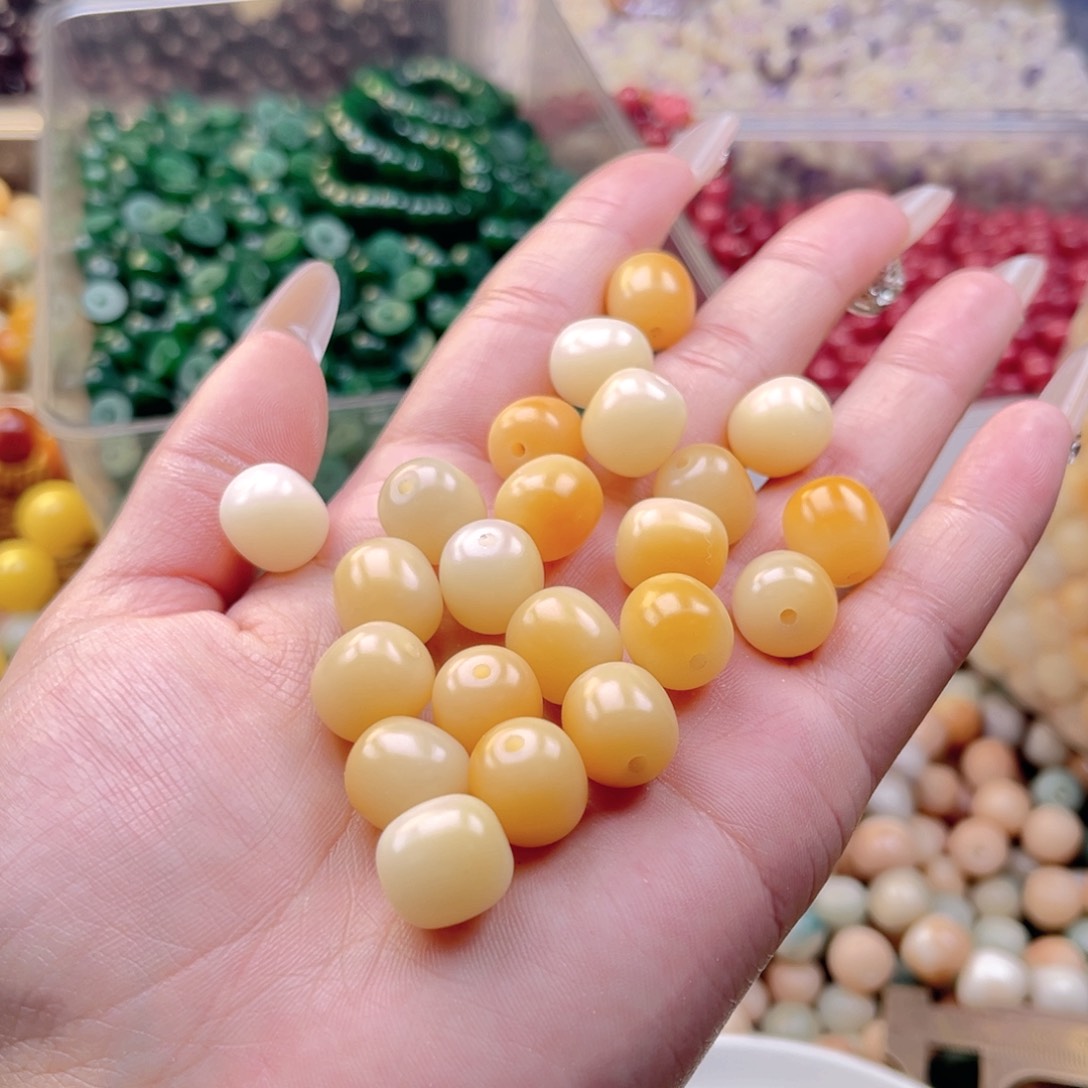 白玉菩提吊坠c13mm50+10颗。