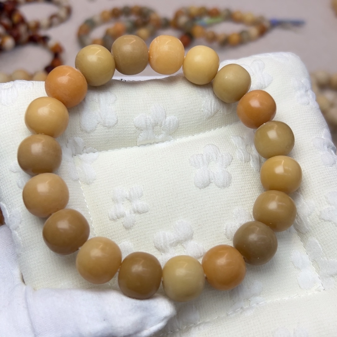 吊坠菩提根/象牙果15干磨奶咖微瑕239