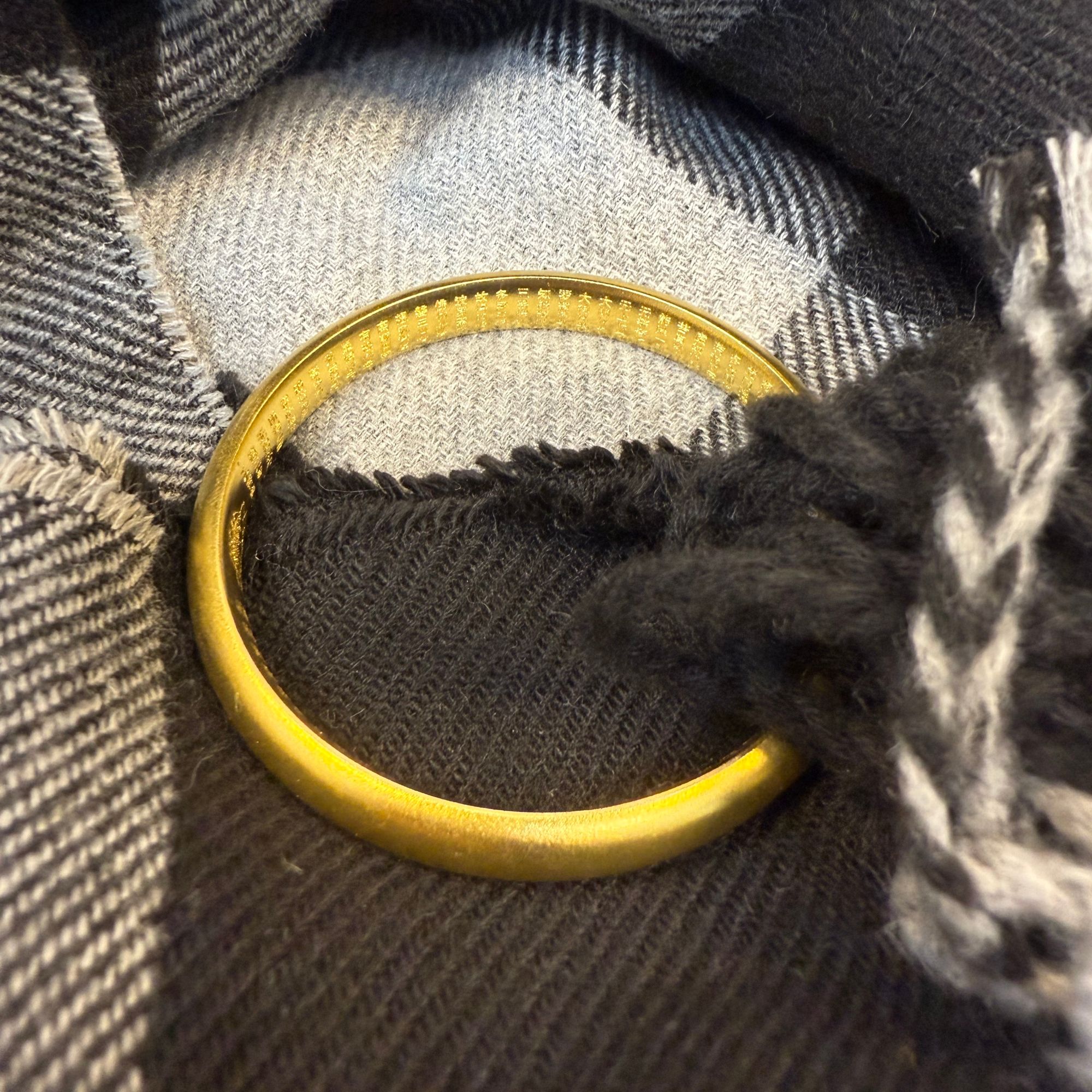 【小海甄选】手工时尚百搭古法心经泥鳅背8MM围巾送妈妈礼物