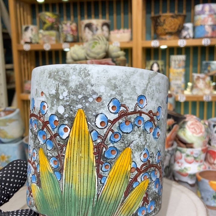 红陶景德镇艺术手绘作品