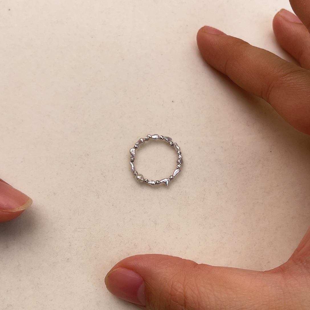 戒指海水珍珠18K金镶嵌