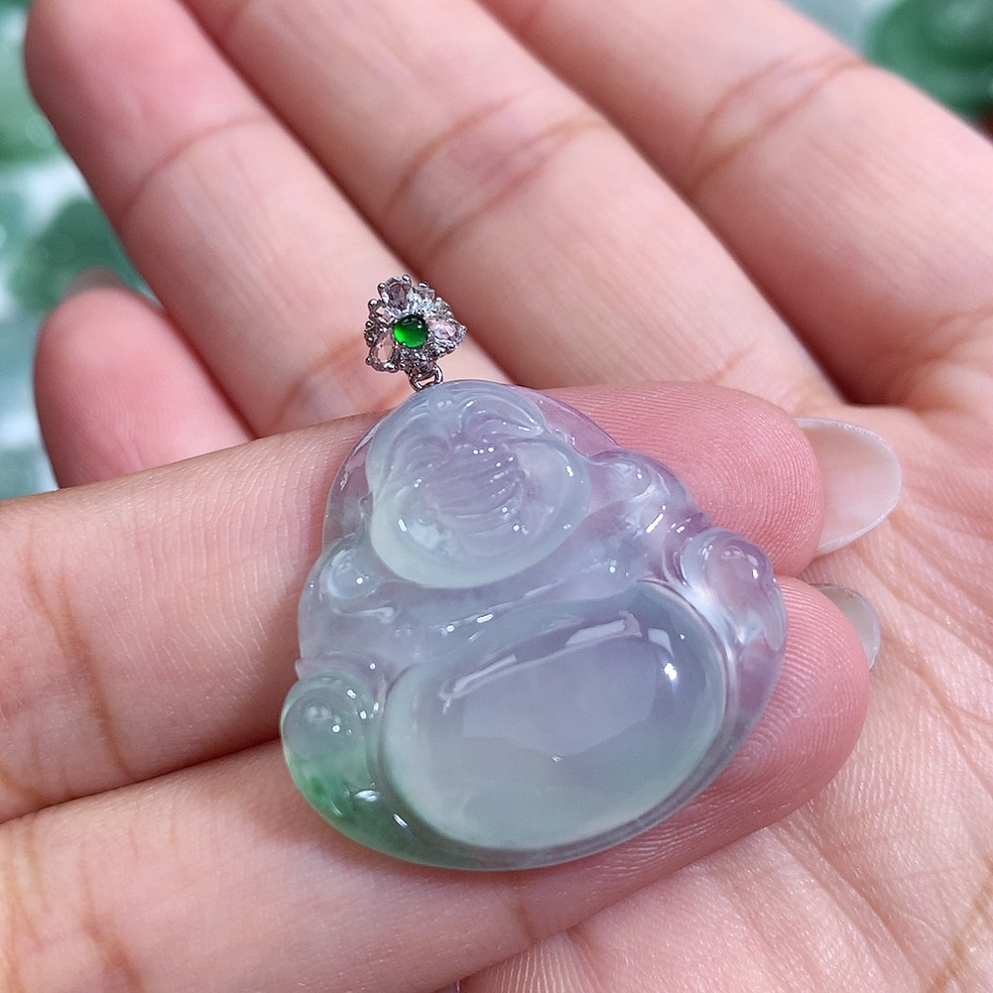 颈饰未镶嵌翡翠佛公