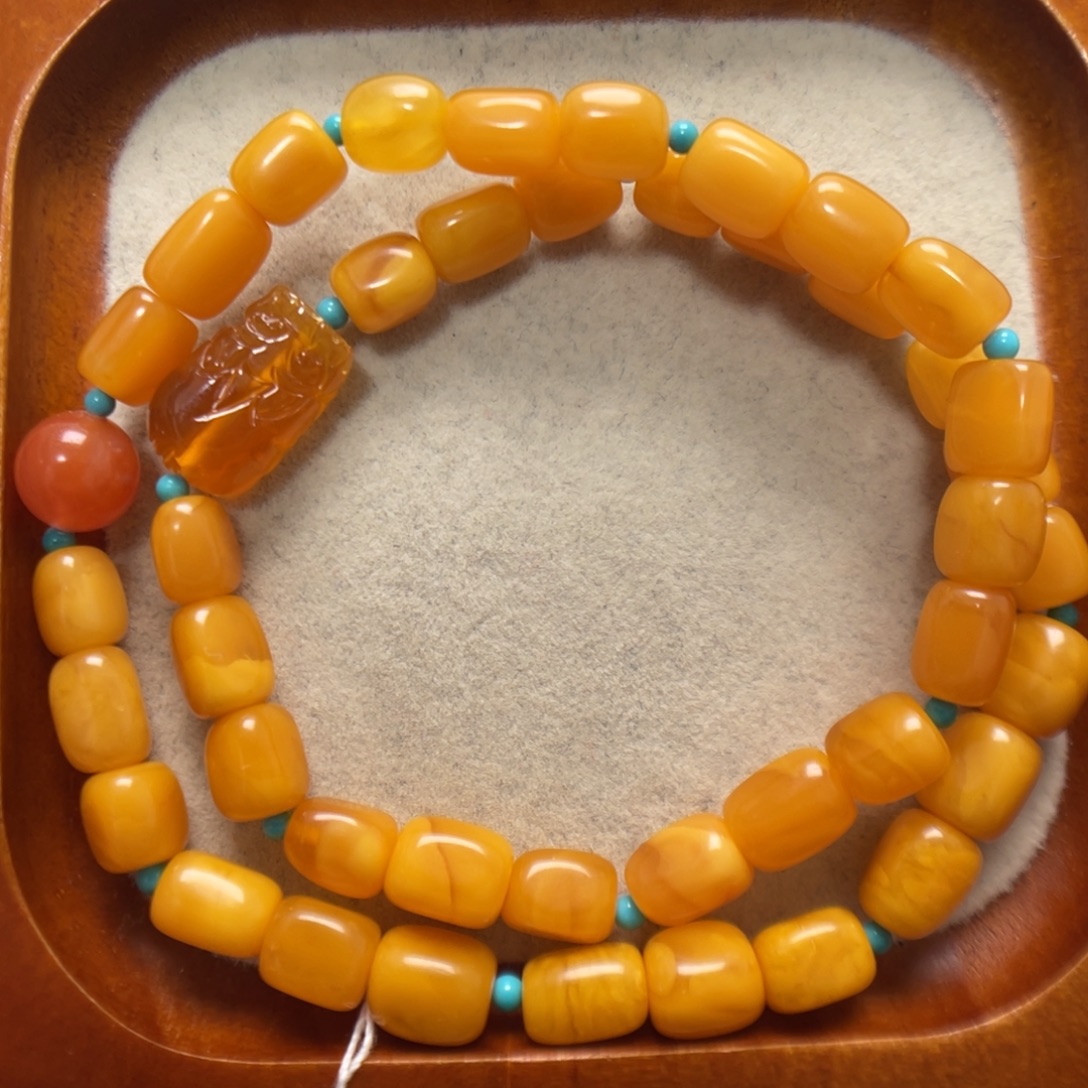 蜜蜡未镶嵌手串蜜蜡