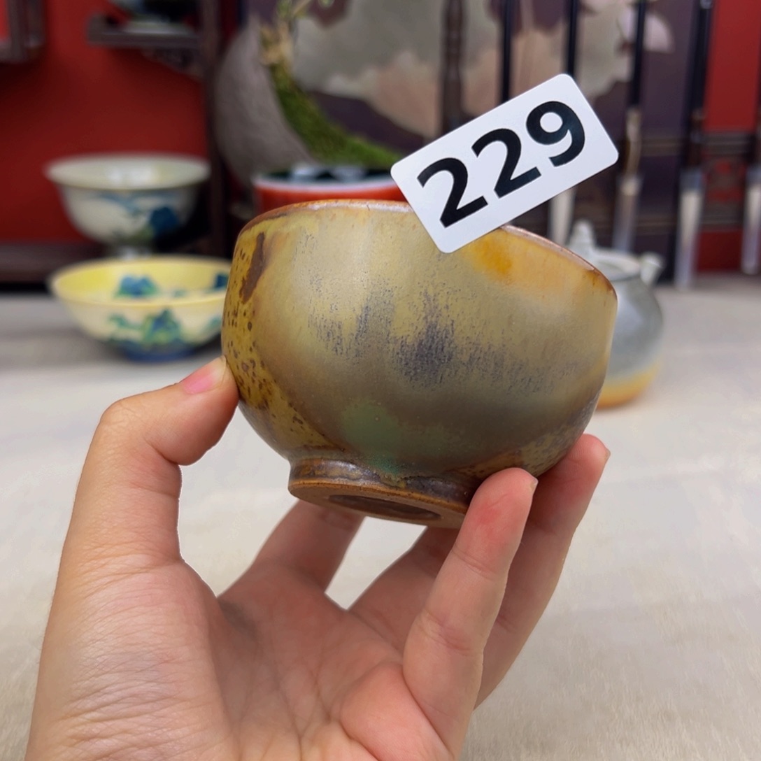 杯纯手工柴烧主人杯