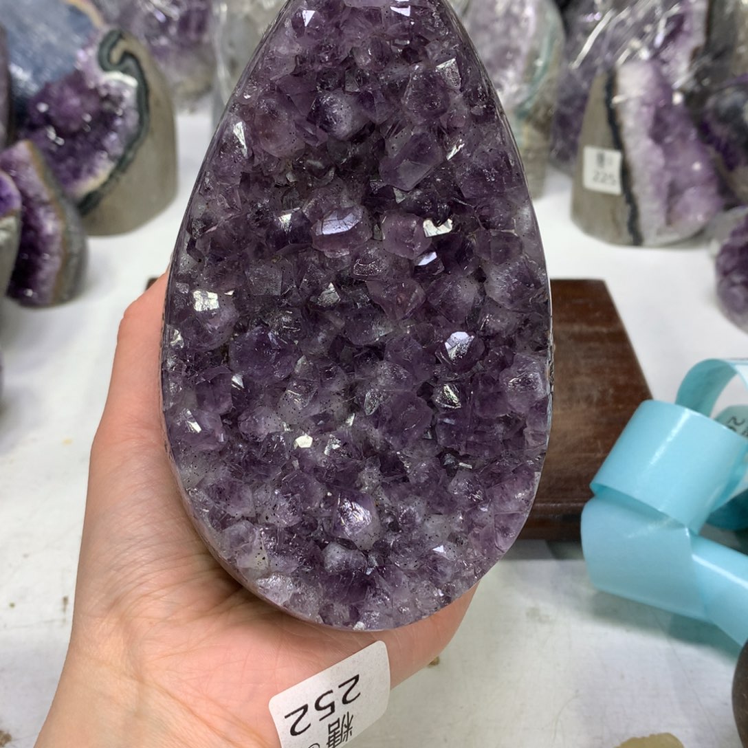 紫晶摆件未镶嵌水晶