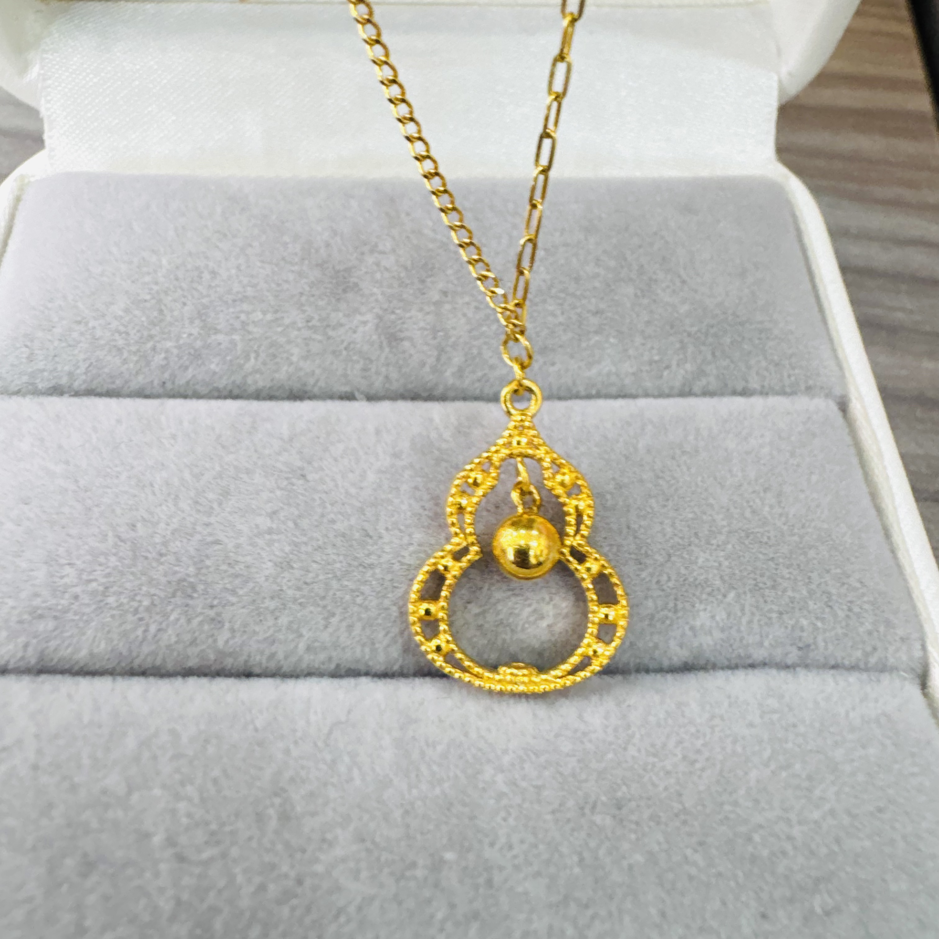 【北北专享】 足金999饰品 葫芦颈饰 4.26 GP