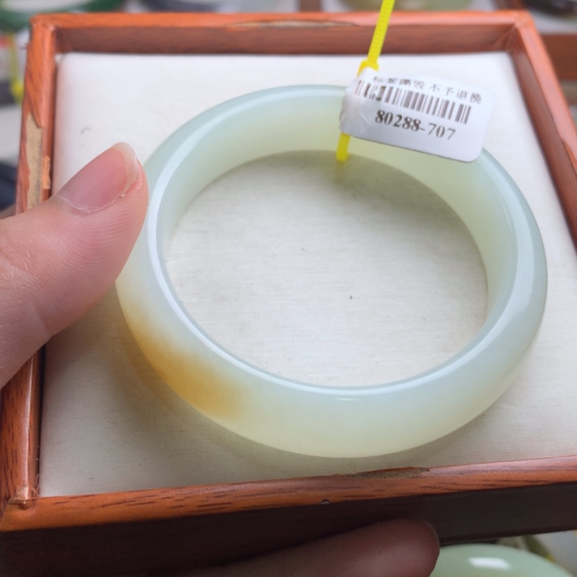 【闪购商品】和田玉手镯未镶嵌52.3