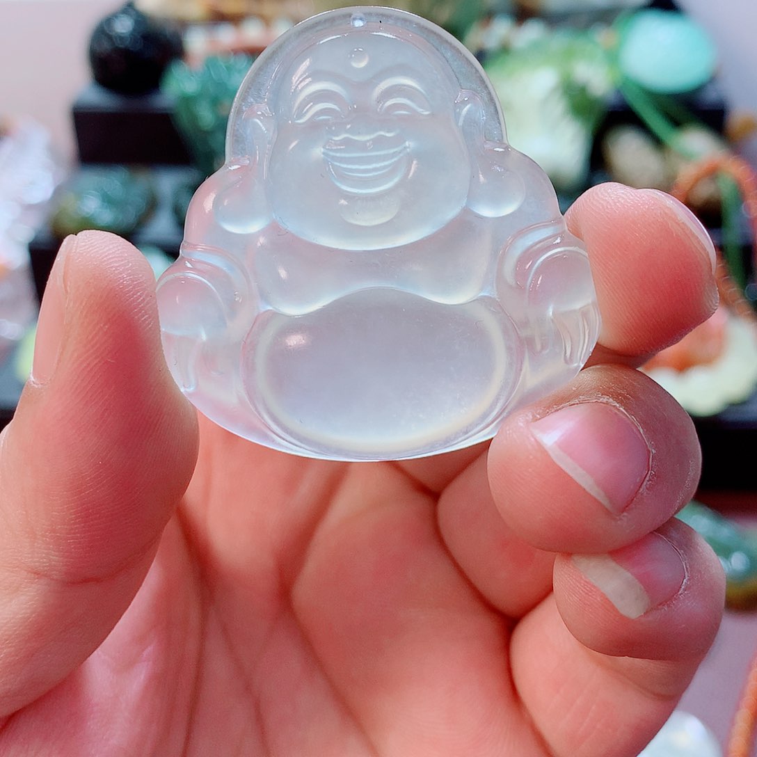 蛇纹石玉挂件未镶嵌