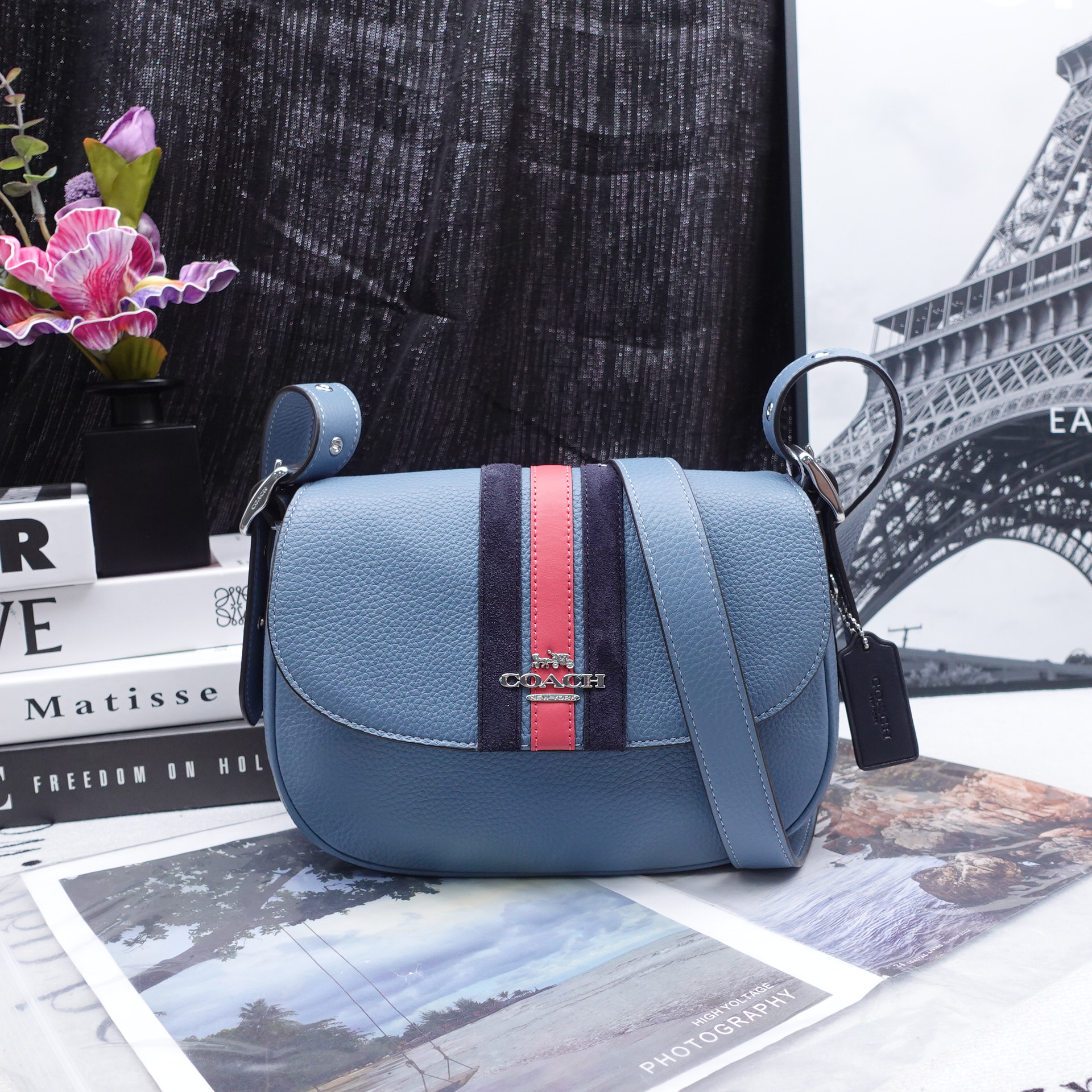 95新 COACH/蔻驰 单肩包/T10202664