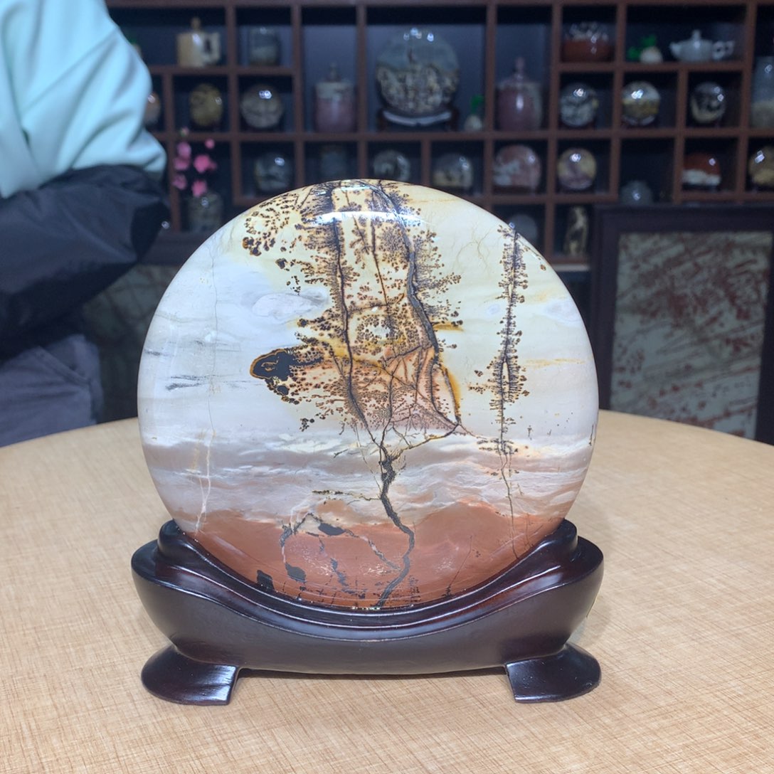 紫砂，广西国画石摆件，收藏观赏