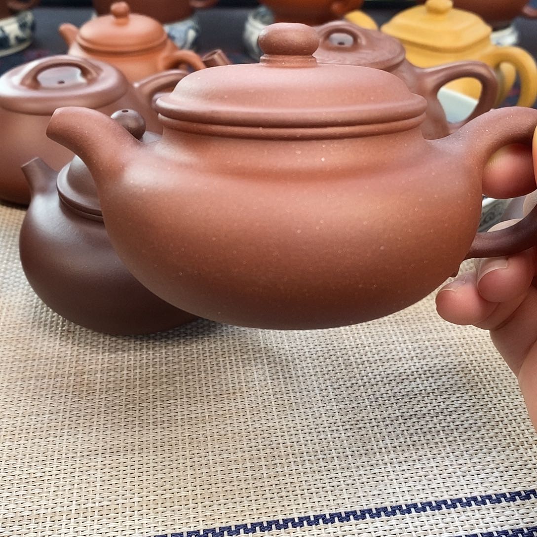茶壶紫砂黄龙山原矿紫泥制作