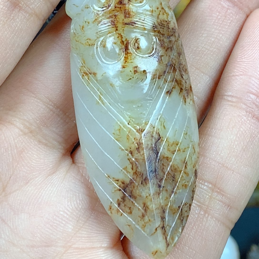 和田玉挂件未镶嵌洋**艺