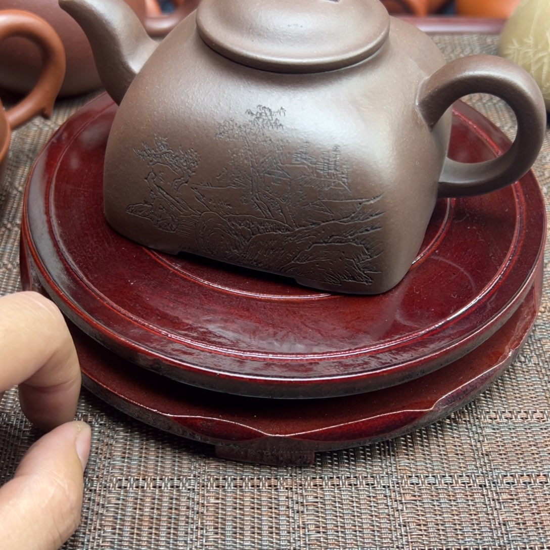 茶壶紫砂宜兴原矿紫砂壶300毫升