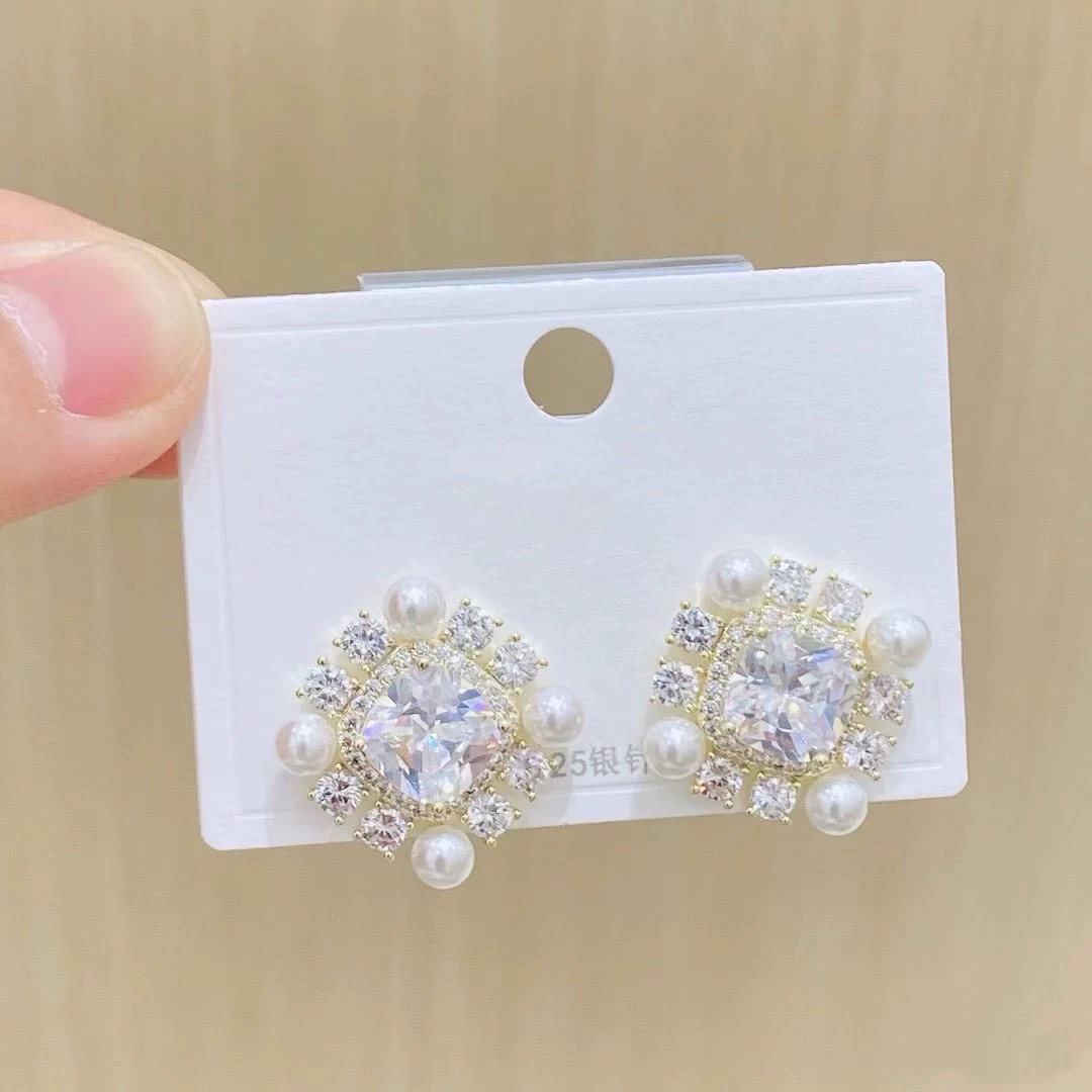 铜合金耳饰 S072★永远心动  梵希曼 设计感耳环