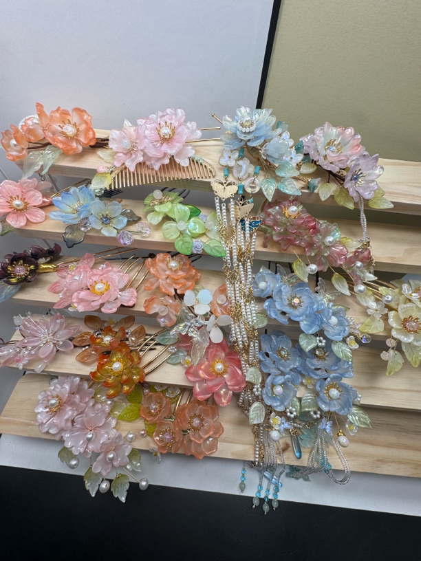 直播原创手工超美琉璃花盲盒