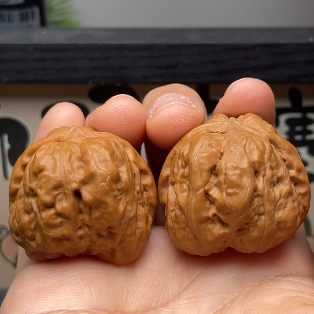 清***开文玩核桃吊坠41蛤蟆头