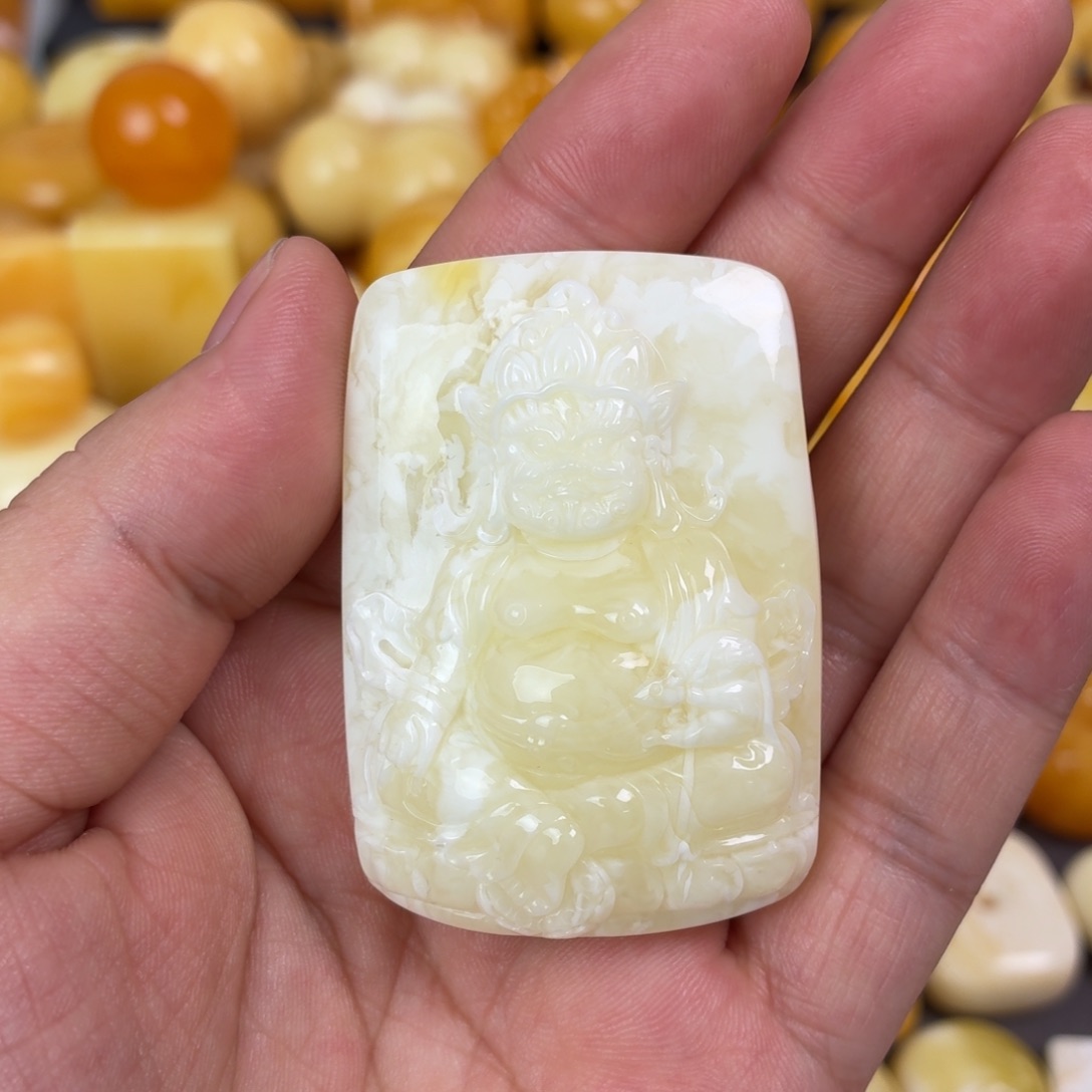 蜜蜡未镶嵌吊坠(不含链)