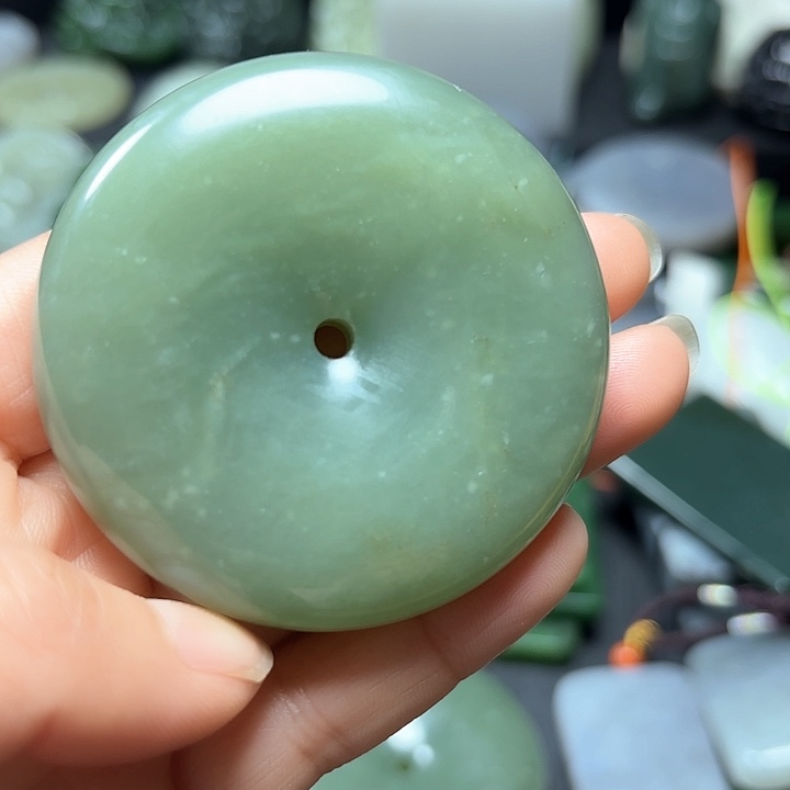 和田玉珠宝半成品未镶嵌用****8