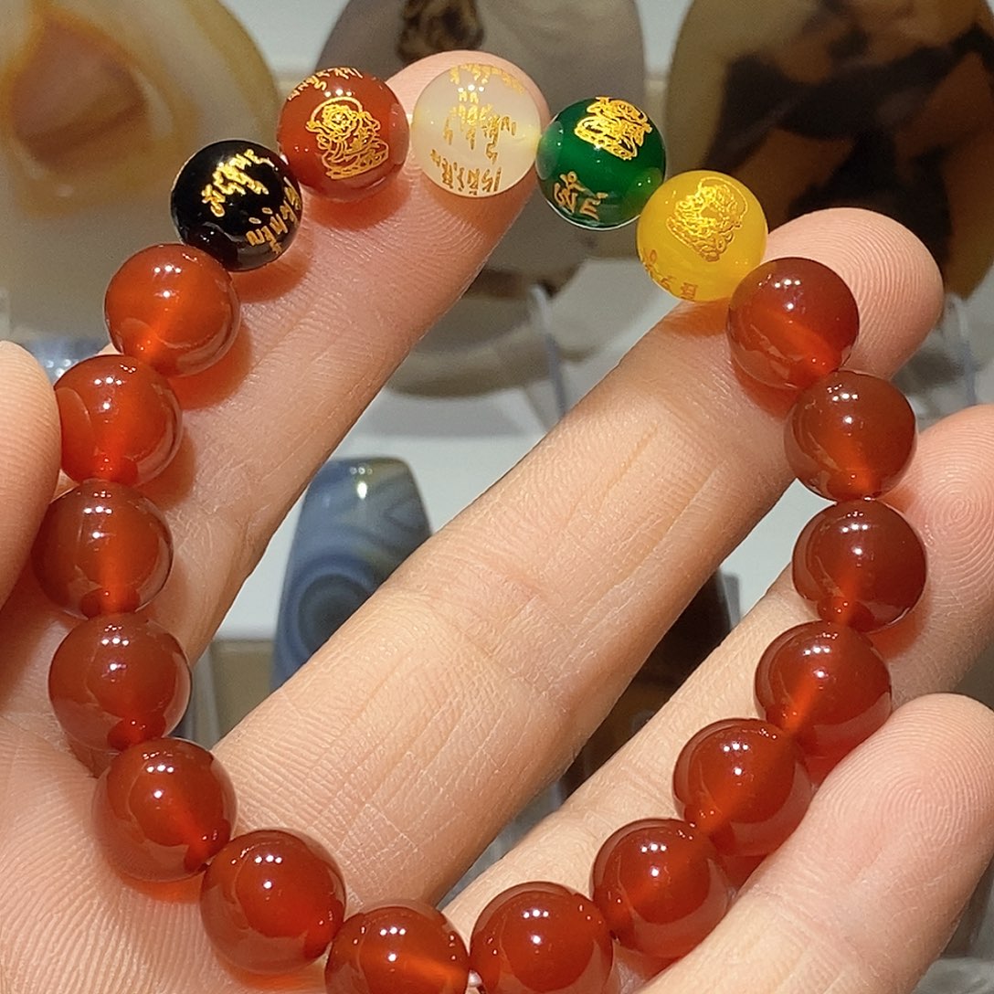 玛瑙/玉髓手链未镶嵌仔****?