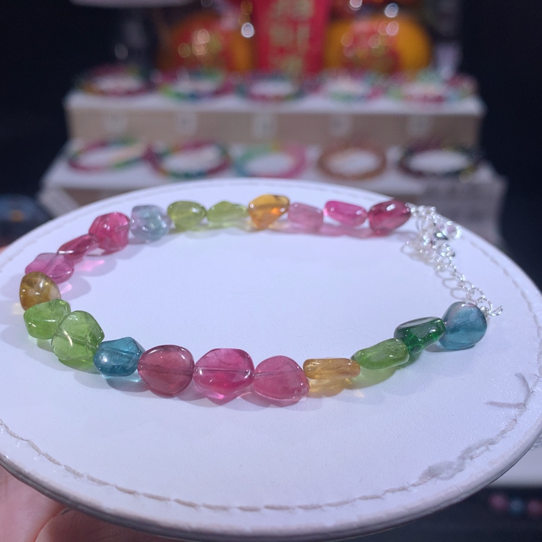 碧玺手链未镶嵌碧玺