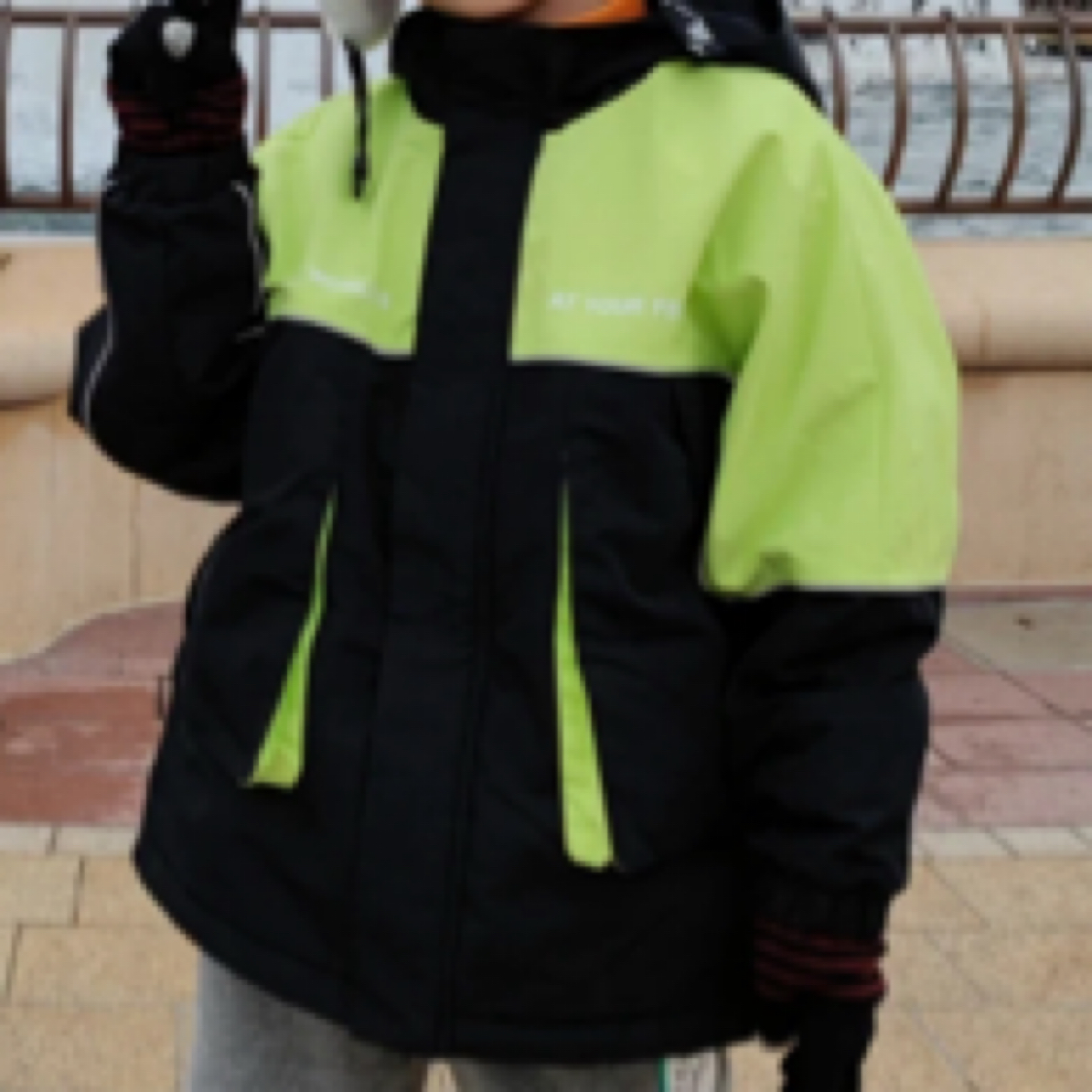 【姗姗优选 】88+男童长袖冲锋外套 剪标