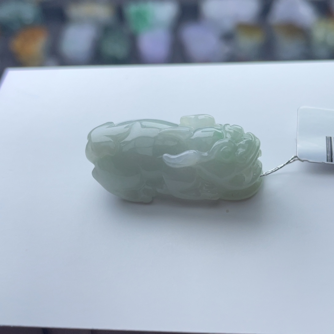 翡翠颈饰未镶嵌貔貅