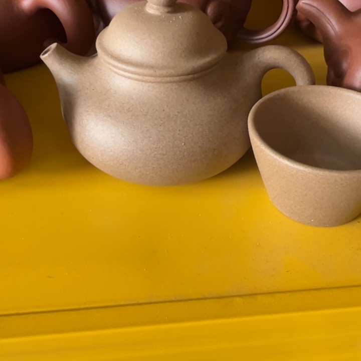 紫砂茶壶青段容天一壶一杯180cc