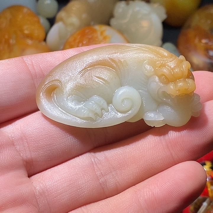 和田玉未镶嵌吊坠(不含链)