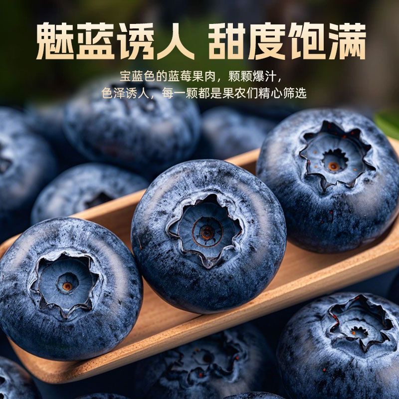 云南澄江25花香蓝莓 脆甜花香 宝宝辅食孕妇水果新鲜当季包邮 