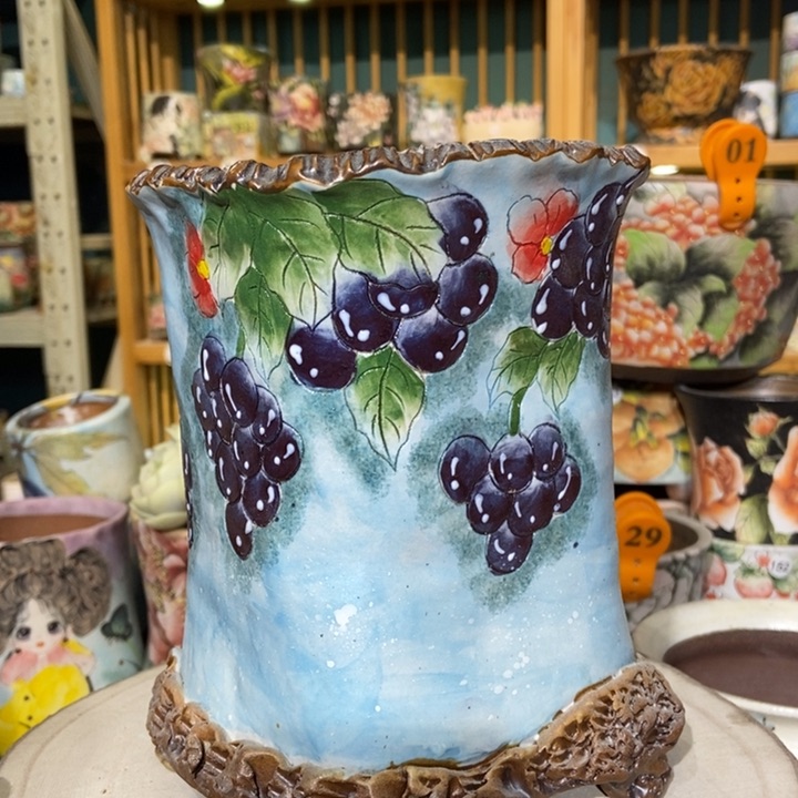 红陶景德镇艺术手绘作品