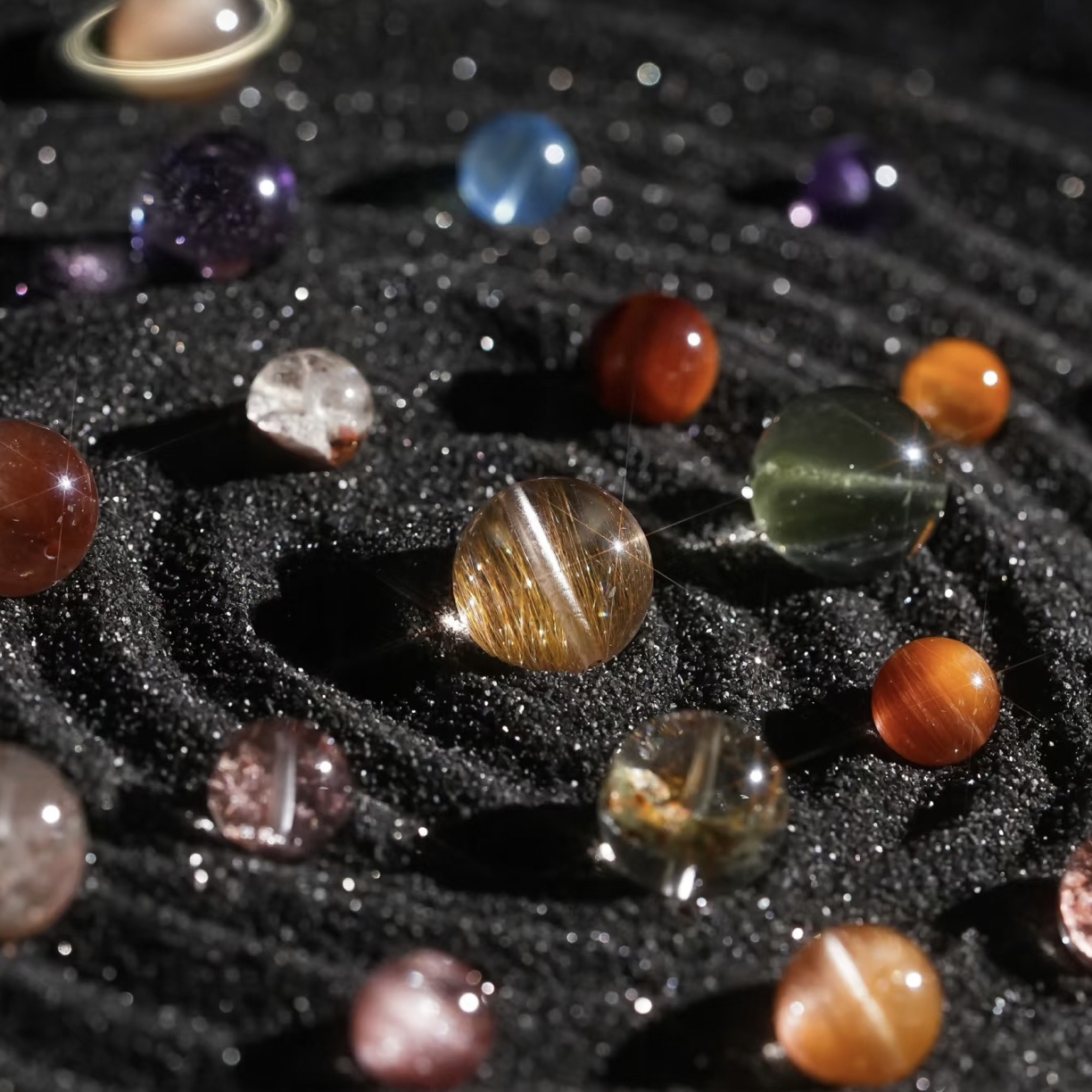 【富婆单-连麦自选十个】天然水晶玉石，diy定制不退不换