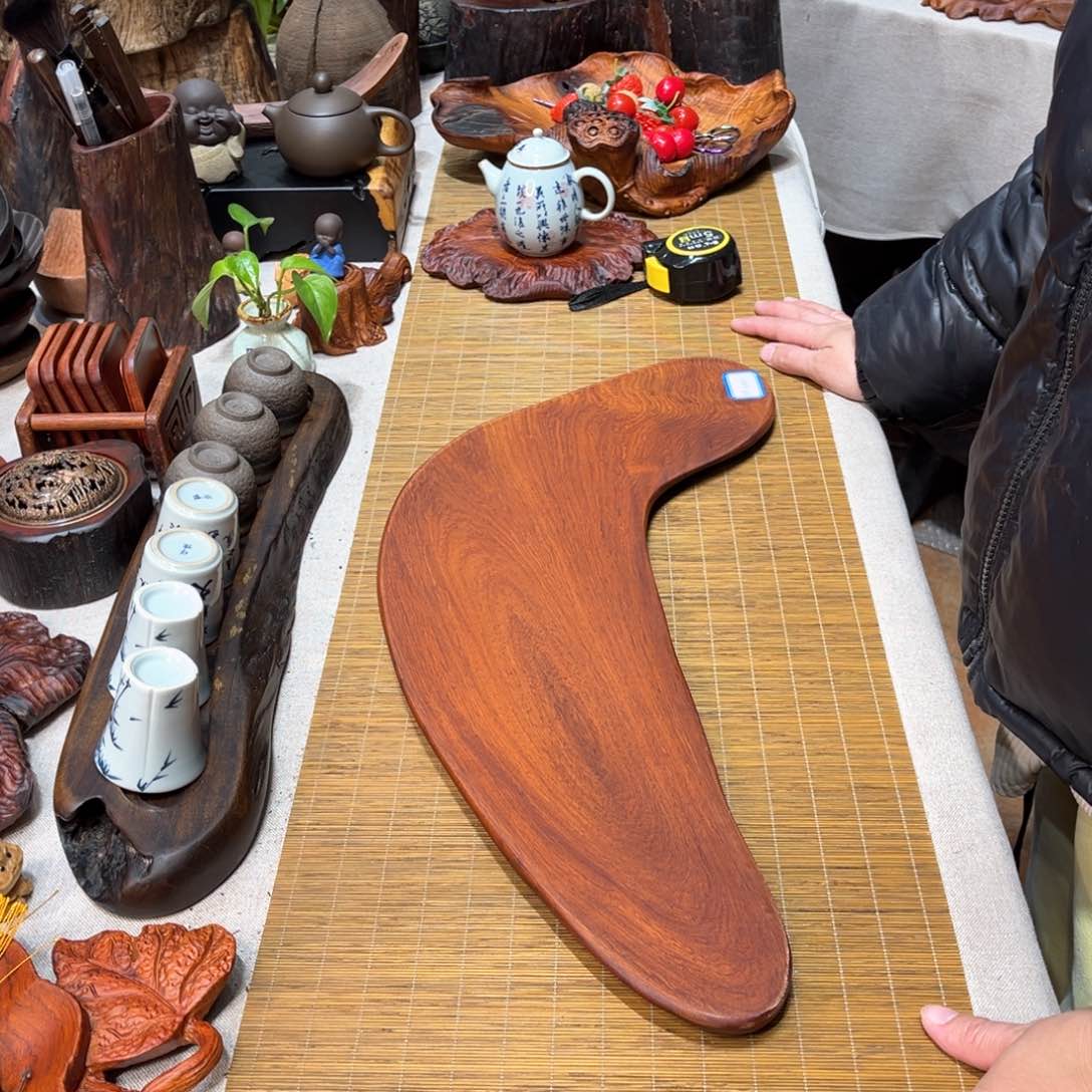 缅甸花梨干泡茶盘