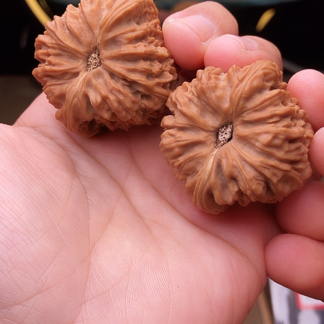 把件文玩核桃赤月金麟